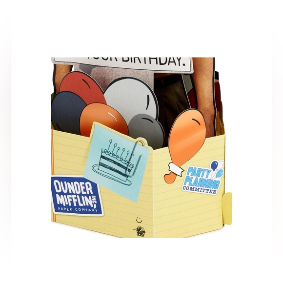 Hallmark Paper Wonder The Office Dwight Schrute Funny Pop Up 3-D Birthday Card - Picture 4 of 6
